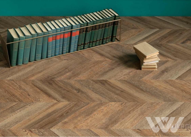 Фото №1 - Виниловая плитка VINILAM PARQUET CHEVRON LVT I153610CL4 Шеврон Нормандия 
