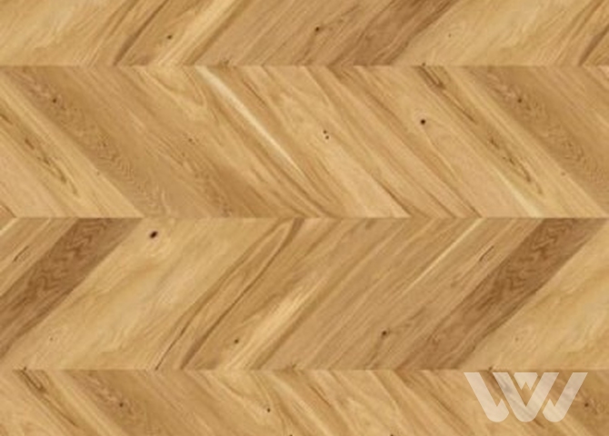Фото №1 - Паркетная доска Barlinek French Herringbone Chevron - Дуб Caramel