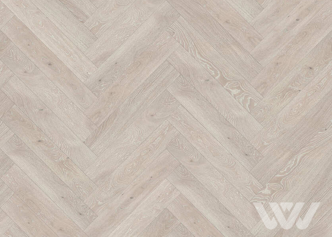 Фото №1 - Паркетная доска Barlinek Herringbone 130 - Дуб Pudding