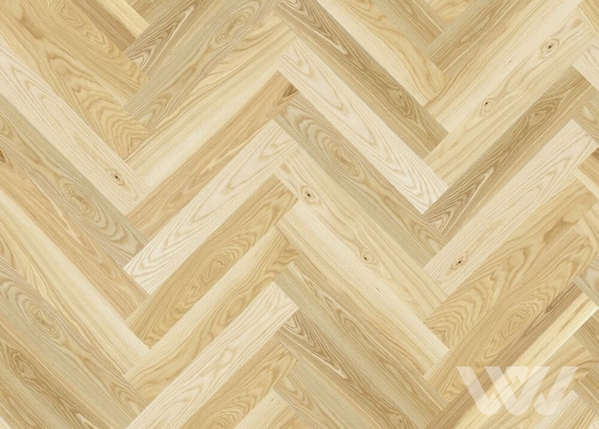 Фото №1 - Паркетная доска Barlinek Herringbone 130 - Ясень Auric