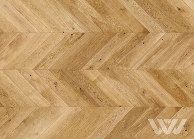 Фото №1 - Паркетная доска Barlinek Herringbone 130 - Дуб Caramel