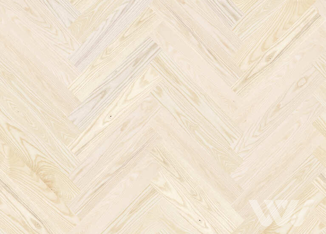 Фото №1 - Паркетная доска Barlinek Herringbone 130 - Ясень Moonlight