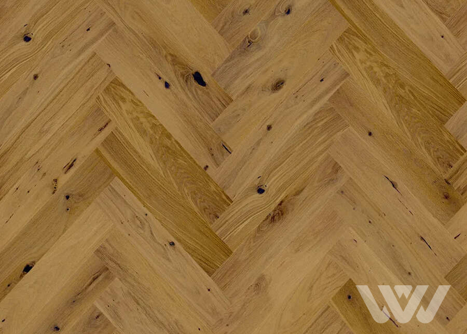 Фото №1 - Паркетная доска Barlinek Herringbone 110 - Дуб Shetland