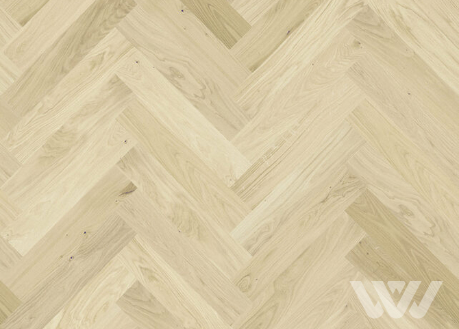 Фото №1 - Паркетная доска Barlinek French Herringbone Chevron - Дуб Bianco