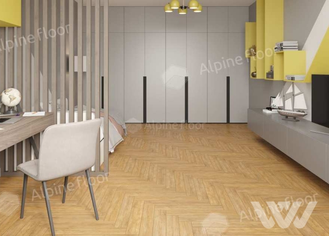 Фото №1 - Ламинат Alpine Floor Herringbone 12 Pro Дуб Тулуза LF106-04