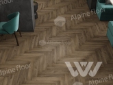 Фото №1 - Ламинат Alpine Floor Herringbone 8 Дуб Анжу LF102-11                      