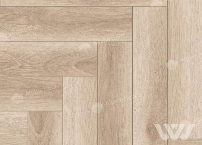 Фото №1 - Ламинат Alpine Floor Herringbone 8 Pro Дуб Берри LF102-13                  