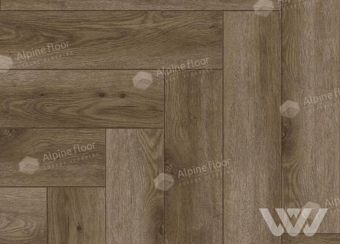 Фото №1 - Ламинат Alpine Floor Herringbone 8 Pro Дуб Пикардия LF102-14                   