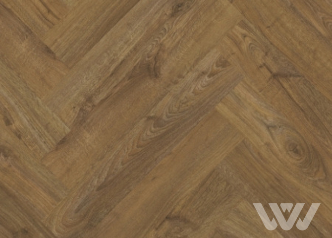 Фото №1 - ПВХ плитка QS Vinyl Flex PRISTINE елка SGHBC 20334 Коричневый осенний дуб