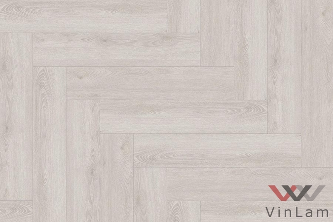 Виниловый ламинат FloorFactor HERRINGBONE White Smoke Oak HB 02 - фото 2