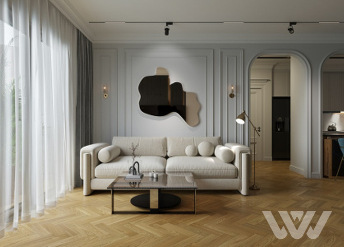 Фото №1 - Кварцевый паркет QUARTZ PARQUET 400-62 Вяз Кенигсберг 7 мм
