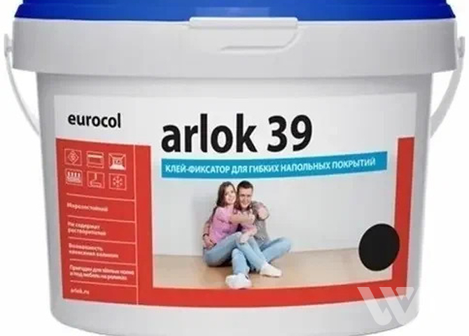 Фото №1 - Клей Eurocol 39 Arlok водно-дисперсионный клей (LVT, SPC, WPC) 10 кг