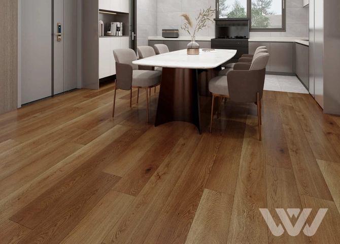 Фото №2 - SPC ламинат Union Essence Дуб Силк ES02-01