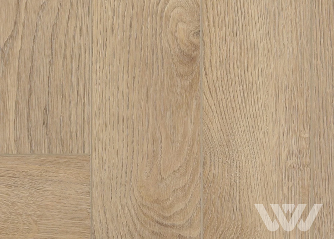 Фото №1 - SPC-ламинат Firstfloor Английская ёлка Сербский натуральный дуб 1F041