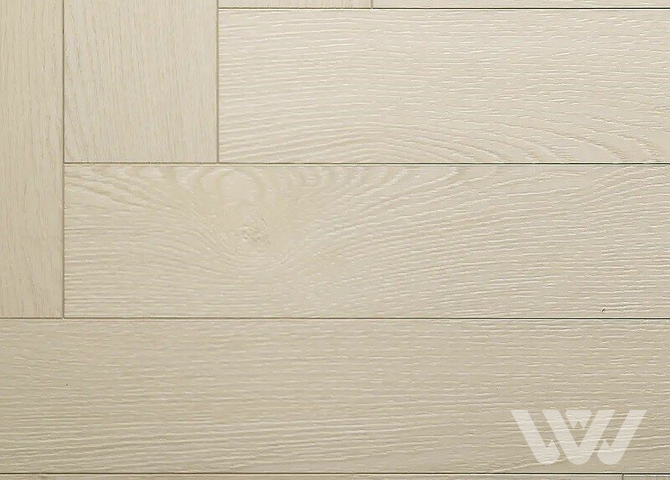 Фото №1 - SPC-ламинат Firstfloor Английская ёлка Отборный сизый дуб 1F047