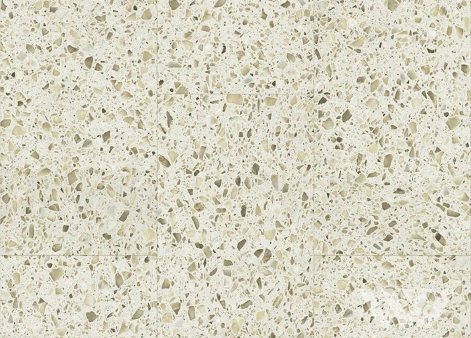 Фото №1 - Кварцевый ламинат Fargo Stone LVT 101-3 Терраццо Бежевый