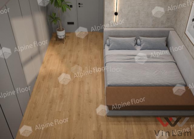 Фото №1 - Виниловая плитка Alpine Floor ProNature 64637 Oak Sajo