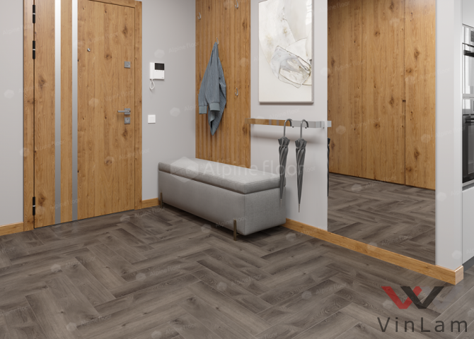 Фото №1 - Виниловая плитка Alpine Floor PARQUET LIGHT Дуб Мерга ЕСО 13-13