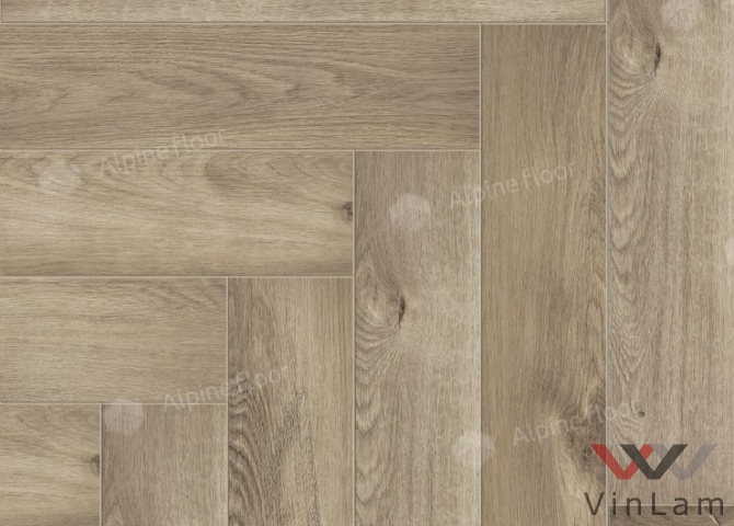 Фото №1 - Виниловая плитка Alpine Floor PARQUET LIGHT Дуб Натуральный Отбеленный ЕСО 13-5