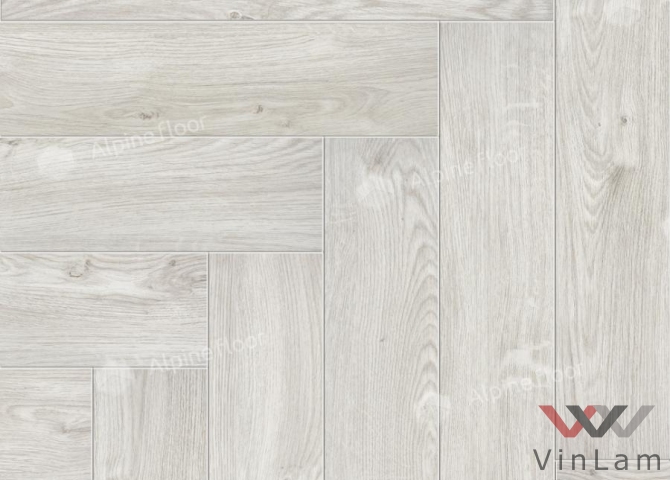 Фото №1 - Виниловая плитка Alpine Floor PARQUET LIGHT Снежный ЕСО 13-11