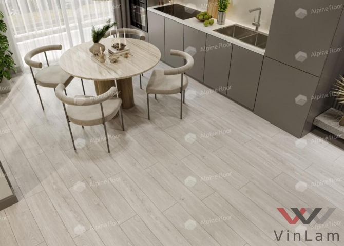 Фото №1 - Виниловая плитка Alpine Floor SEQUOIA Титан ECO 6-1 LVT