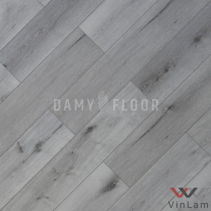 Виниловая плитка DAMY FLOOR Family Дуб Классический Серый T7020-2 - фото 2
