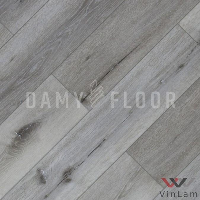 Виниловая плитка DAMY FLOOR Family Дуб Состаренный Серый T7020-5D - фото 2