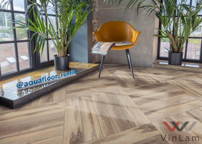 Фото №2 - Виниловое покрытие AQUAFLOOR Space Parquet Light AF4502PQL