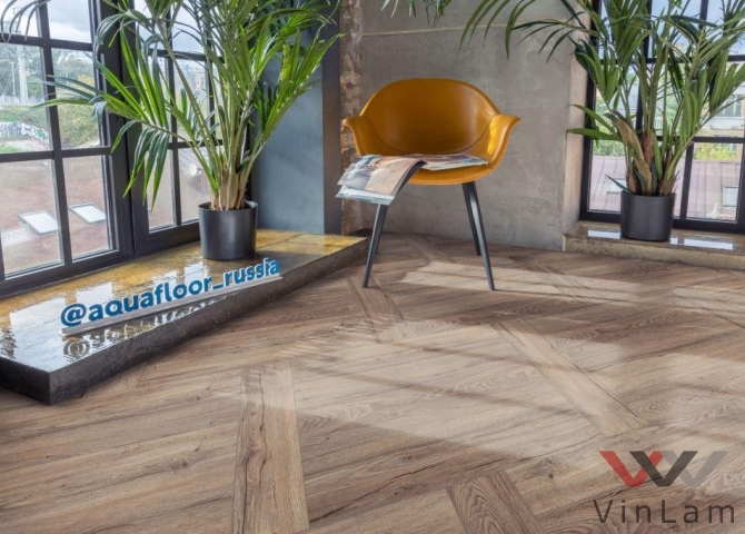 Фото №2 - Виниловое покрытие AQUAFLOOR Space Parquet Light AF4503PQL