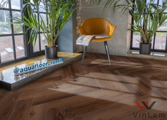 Фото №1 - Виниловое покрытие AQUAFLOOR Space Parquet Light AF4520PQL