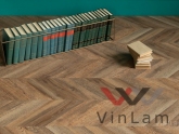 Фото №1 - Виниловая плитка VINILAM PARQUET CHEVRON RI153610CL4 Шеврон Нормандия