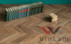 Виниловая плитка VINILAM PARQUET CHEVRON RI153610CL4 Шеврон Нормандия