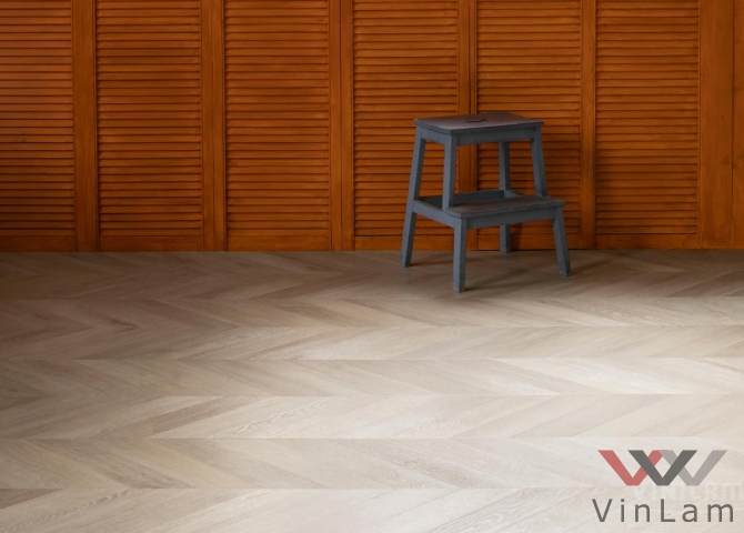 Фото №4 - Виниловая плитка VINILAM PARQUET CHEVRON RI4445118CL4 Шеврон Сезар