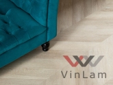 Фото №1 - Виниловая плитка VINILAM PARQUET CHEVRON RI4445118CL4 Шеврон Сезар