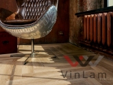 Фото №1 - Виниловая плитка VINILAM PARQUET Herringbone IS11166 Паркет Классический