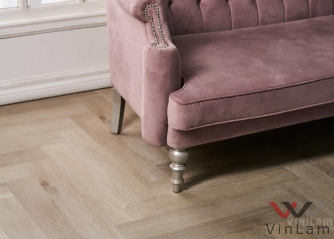 Фото №4 - Виниловая плитка VINILAM PARQUET Herringbone IS11188 Паркет Скандинавский