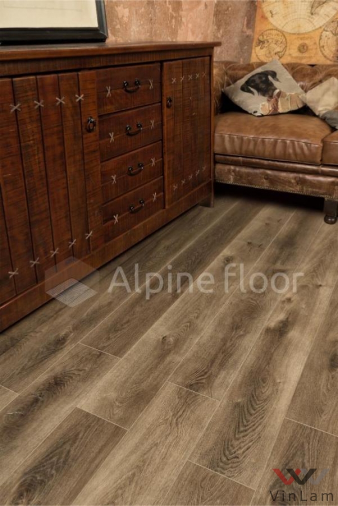 Виниловая плитка Alpine Floor PREMIUM XL Дуб коричневый ABA ECO 7-9 - фото 4