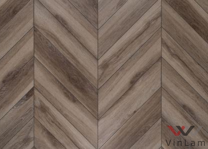 Фото №1 - Виниловое покрытие AQUAFLOOR Parquet Chevron Glue AF2554PGCh