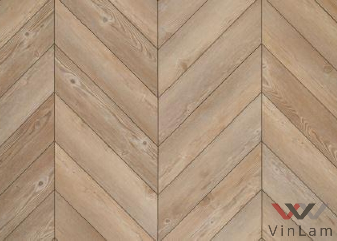 Фото №1 - Виниловое покрытие AQUAFLOOR Parquet Chevron Glue AF2555PGCh