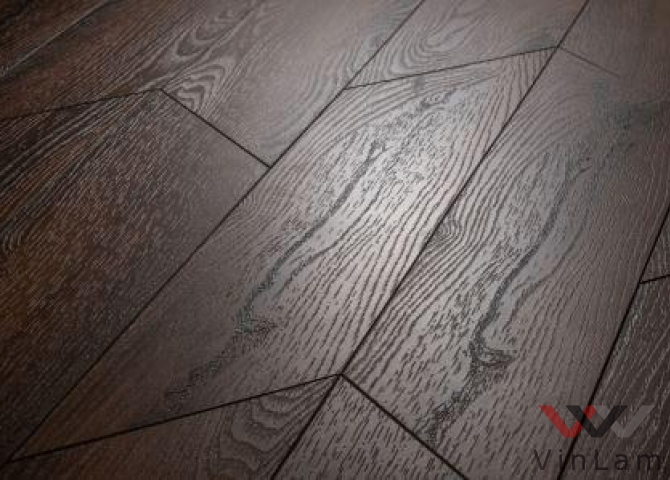 Фото №2 - Виниловое покрытие AQUAFLOOR Parquet Chevron Glue AF2560PGCh