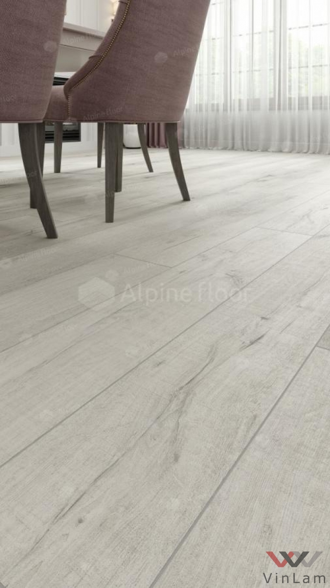 Виниловая плитка Alpine Floor PREMIUM XL Дуб Слоновая кость ABA ECO 7-17 - фото 3