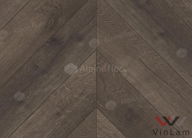 Фото №4 - Виниловая плитка Alpine Floor CHEVRON ALPINE Дуб Антарес ECO 18-9