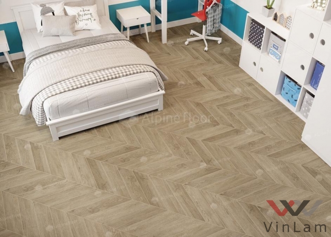 Фото №2 - Виниловая плитка Alpine Floor CHEVRON ALPINE Дуб Ваниль Селект ECO 18-2