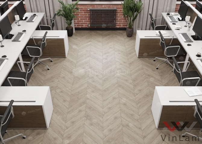 Фото №2 - Виниловая плитка Alpine Floor CHEVRON ALPINE Дуб Карите ECO 18-11