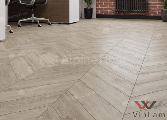 Фото №3 - Виниловая плитка Alpine Floor CHEVRON ALPINE Дуб Карите ECO 18-11