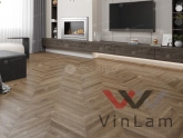 Фото №1 - Виниловая плитка Alpine Floor CHEVRON ALPINE Дуб Макадамия ECO 18-5