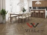 Фото №1 - Виниловая плитка Alpine Floor CHEVRON ALPINE Дуб Насыщенный ECO 18-4