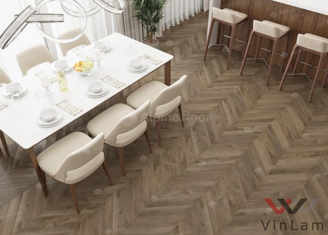 Фото №2 - Виниловая плитка Alpine Floor CHEVRON ALPINE Дуб Насыщенный ECO 18-4