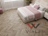 Фото №1 - Виниловая плитка Alpine Floor CHEVRON ALPINE Дуб Натуральный Отбеленный ECO 18-3