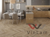 Фото №1 - Виниловая плитка Alpine Floor CHEVRON ALPINE Дуб Синистра ECO 18-6